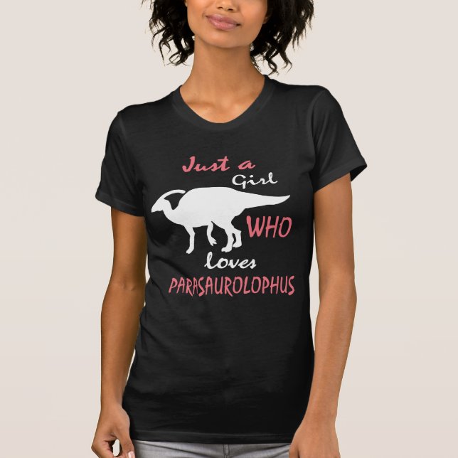 Camiseta Presente de Garota Parasaurolofus (Frente)