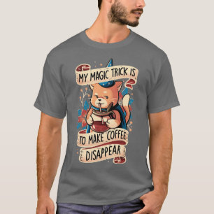 Camiseta Presente de Gato de Café Bonito de Gato de Gato de