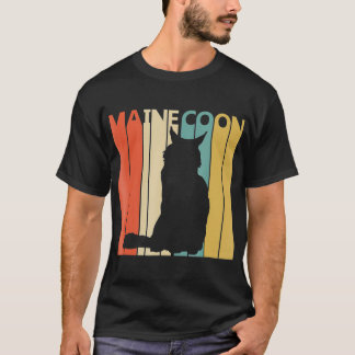 Camiseta Presente de Gato de Gato do Gato do Maine Coon Vin