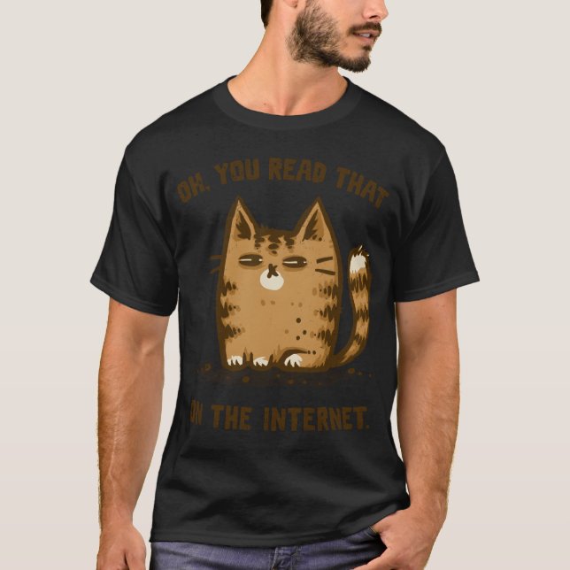 Camiseta Presente de gato suspeito (Frente)