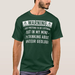 Camiseta Presente de geologia amadora