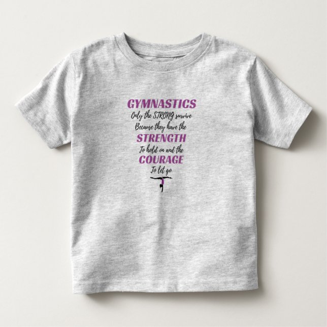 Camiseta Presente de Ginástica Os Fortes Sobrevivem Present (Frente)