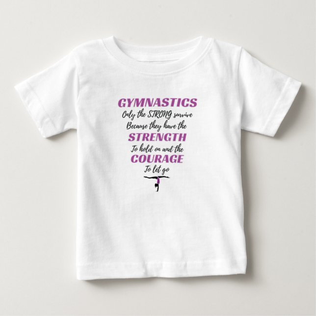 Camiseta Presente de Ginástica Os Fortes Sobrevivem Present (Frente)