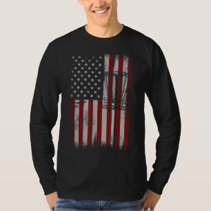 Camiseta Presente de Golf do Disco de Sinalizador Retroamer