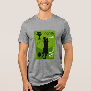 Camiseta Presente de Golfe de Vintage Único