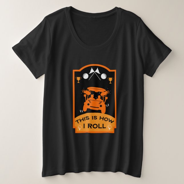Camiseta Presente De Golfe Engraçado Para Iniciantes (Frente do Design)