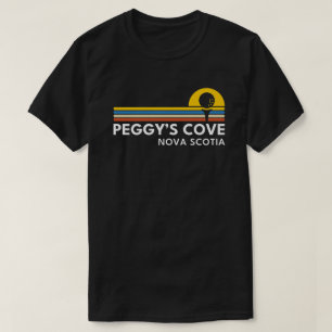 Camiseta Presente de golfe Peggy's Cove Nova Scotia, pôr do