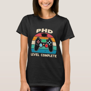 Camiseta Presente De Graduação De Doutorado Completa De Nív