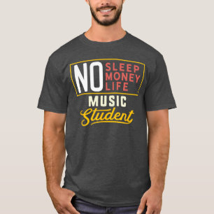 Camiseta Presente de Graduação para Estudante de Música Eng