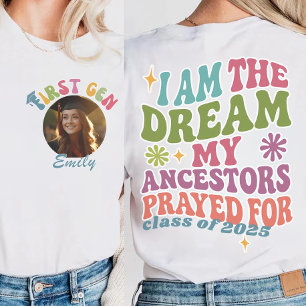 Camiseta Presente de Graduação Personalizada Retroativa da 