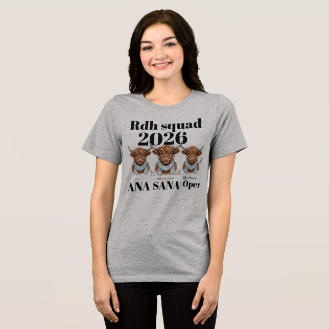 Camiseta Presente de Graduação Vaca das Terras Altas RDH Pe (Frente Completa)