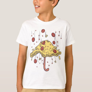 Camiseta Presente de guarda-chuva de pizza