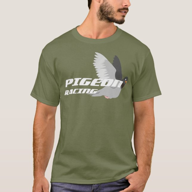 Camiseta Presente de guincho de pombo-pombo (Frente)