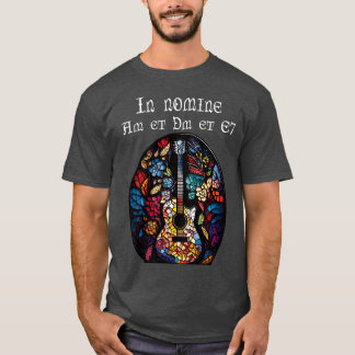 Camiseta Presente de Guitarra Engraçado Música Retro Vintag