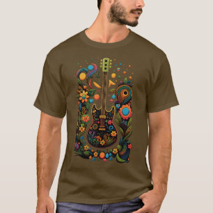 Camiseta Presente de Guitarra Guitarrista Concerto Festival