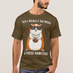 Camiseta Presente de Hamster legal para Homens Mulheres An