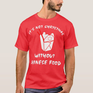 Camiseta Presente de Hanukkah, Comida chinesa de Natal jude