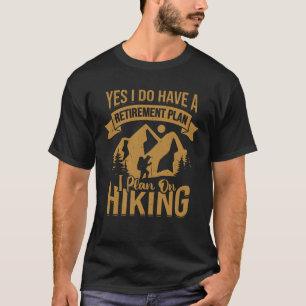 Camiseta Presente de Hiker Reformado com Hiperligação do 