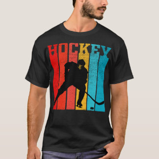 Camiseta Presente De Hóquei Retro Para Jogadores De Hóquei
