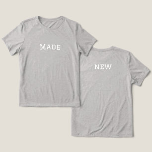 Camiseta Presente de Igreja para o Dia da Baptismo Cristão 