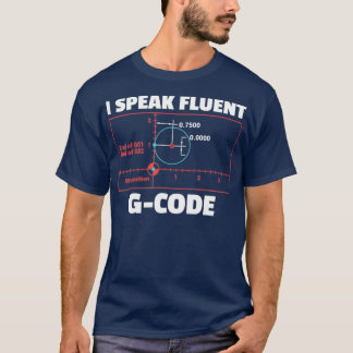 Camiseta Presente de Impressão 3 D do Programador de Máquin