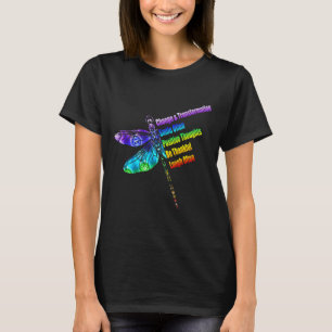 Camiseta Presente de Insração Motivacional Feminino Libélul