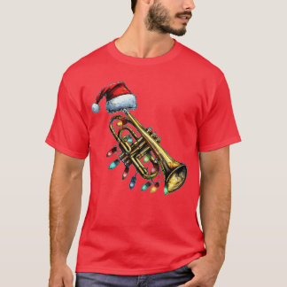 Camiseta Presente de Instrumento de Música Trumpet