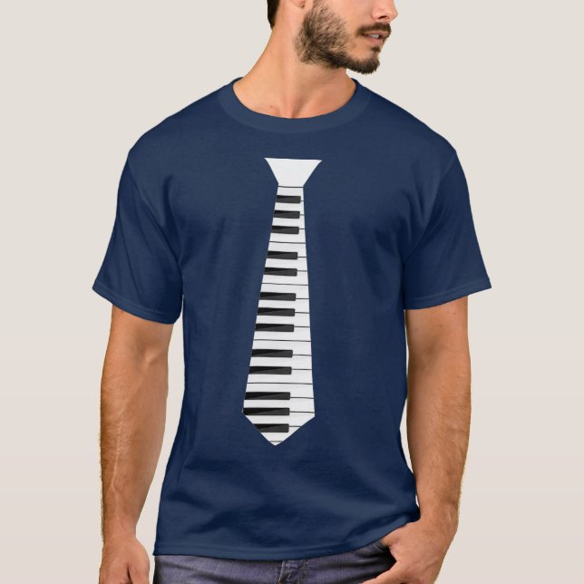 Camiseta Presente de Instrumento Legal de Costume de Piano  (Frente)