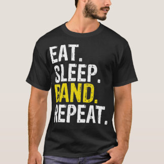 Camiseta Presente de instrumentos musicais de repetição da