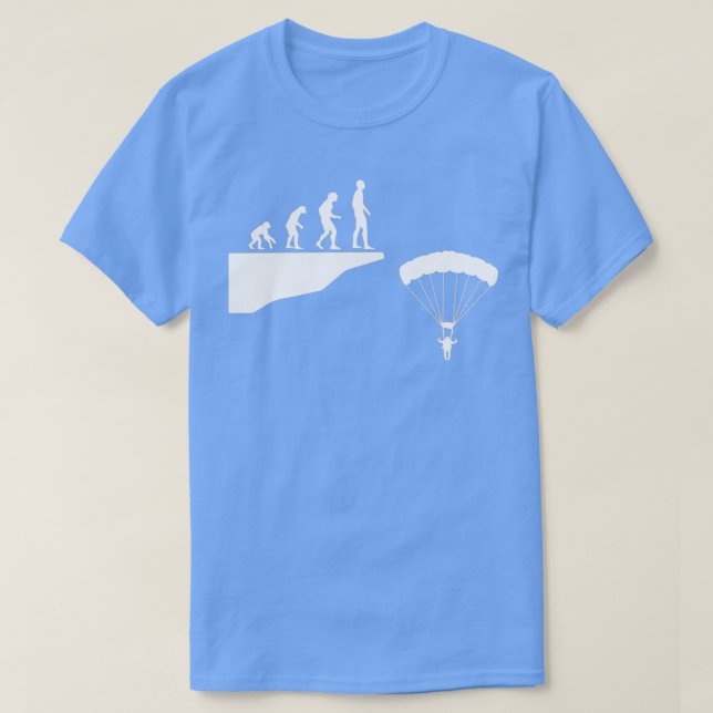Camiseta Presente de Instrutor de Paraquedas Parapente de S (Frente do Design)