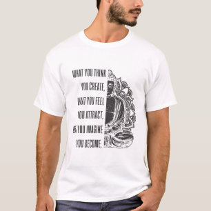 Camiseta Presente de Ioga Budismo Mandala Dito Espiritual d
