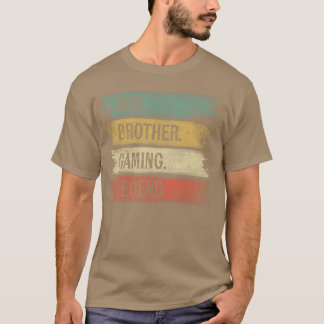Camiseta Presente de Irmão Filho Lendário Gamer Jogos Para 