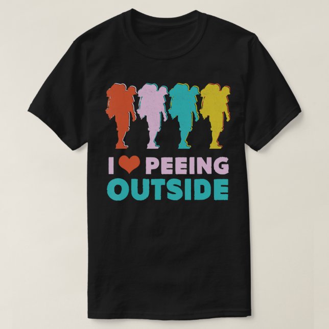 Camiseta Presente de Itinerância - Eu Amo Fazer Ervilha For (Frente do Design)