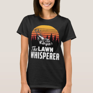 Camiseta Presente de jardinagem de corte de relvado de jard