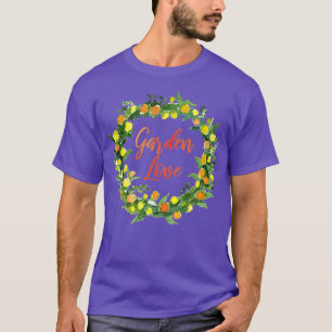 Camiseta Presente de jardineiro Floral Wreath Florist Menin