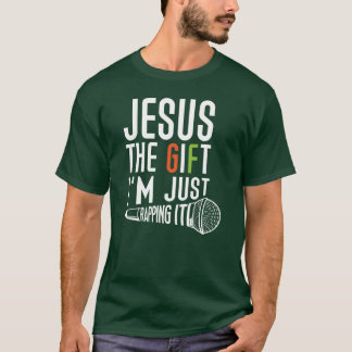 Camiseta Presente de Jesushe Estou só fazendo rap, menino