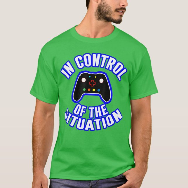 Camiseta Presente de jogador frase de jogo inteligente Vide (Frente)