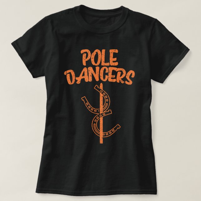 Camiseta Presente de Jogo de Lançamento de Ferradura Engraç (Frente do Design)