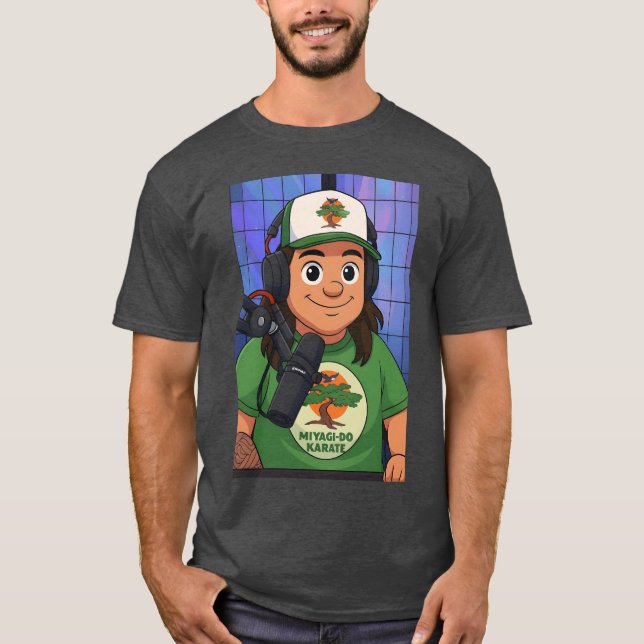 Camiseta Presente de Karate Anime MiyagiDo (Frente)
