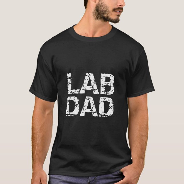 Camiseta Presente de Labrador Retriever para Homens Mãe (Frente)