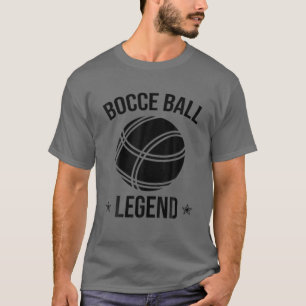 Camiseta Presente de Legenda de Bocce legal Boliches Funn