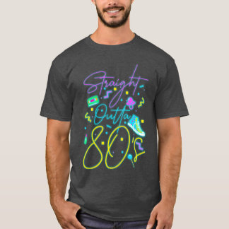 Camiseta Presente de letreiro néon legal dos anos 80