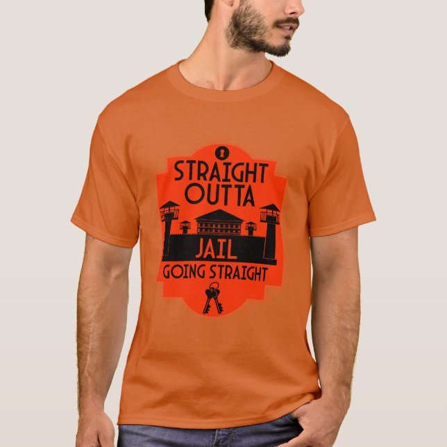 Camiseta Presente de libertação fora da prisão (Frente)