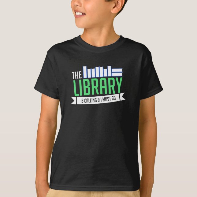 Camiseta Presente De Livros Da Biblioteca Do Bibliotecário (Frente)