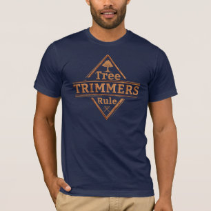 Camiseta Presente de Lumberjack de Regra de Trimagem de Árv