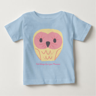 Camiseta Presente de Macacãozinho de Bebê Coruja Fofa Ideia