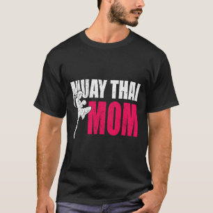 Camiseta Presente de Mãe de Muay Thai Mulheres Boxe Kickbox