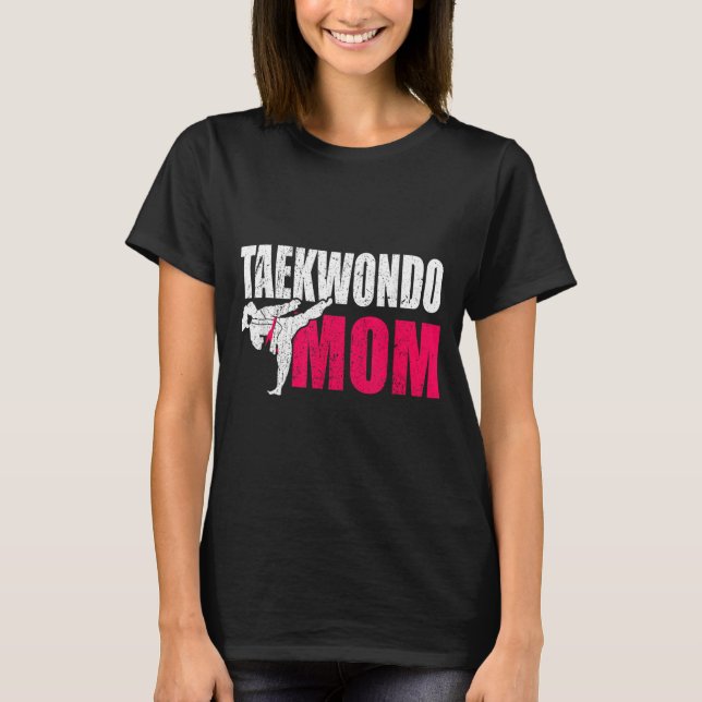 Camiseta Presente de Mãe de Taekwondo (Frente)