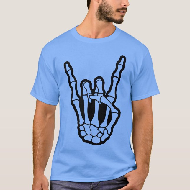 Camiseta presente de mão de pedra (Frente)