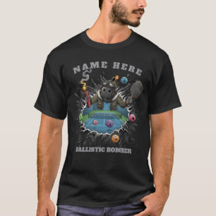 Camiseta Presente de Mascote de Ventoinha de Pickleball Per